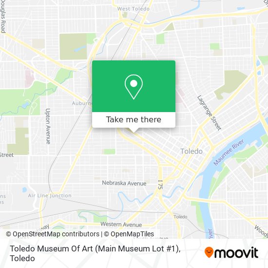 Mapa de Toledo Museum Of Art (Main Museum Lot #1)