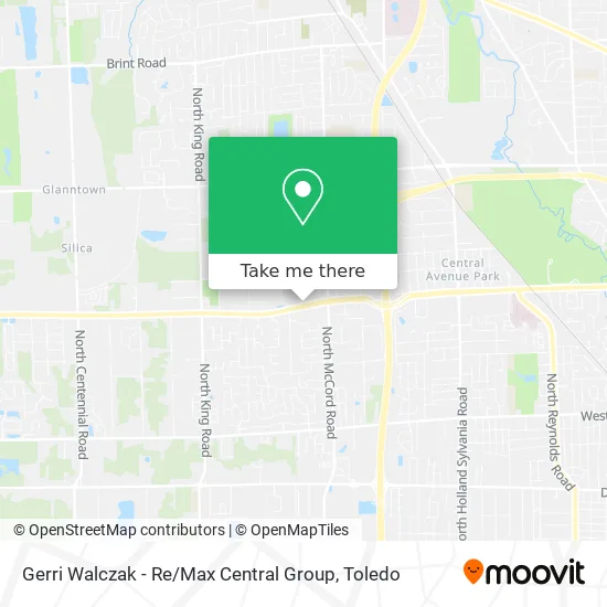 Gerri Walczak - Re / Max Central Group map