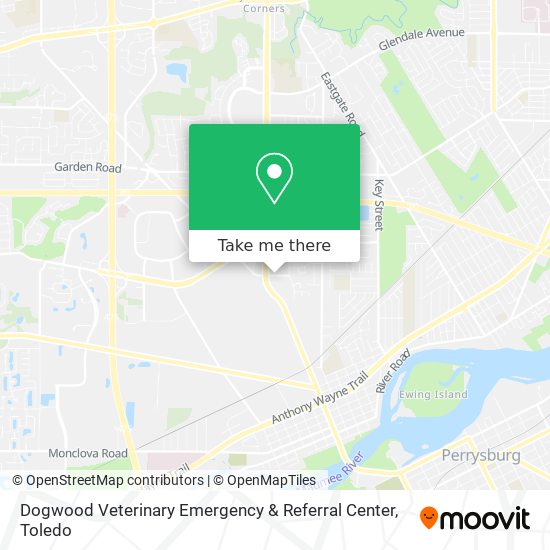 Mapa de Dogwood Veterinary Emergency & Referral Center