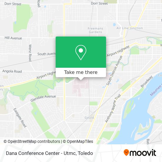 Dana Conference Center - Utmc map