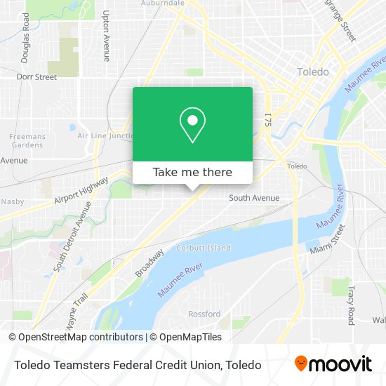 Toledo Teamsters Federal Credit Union map