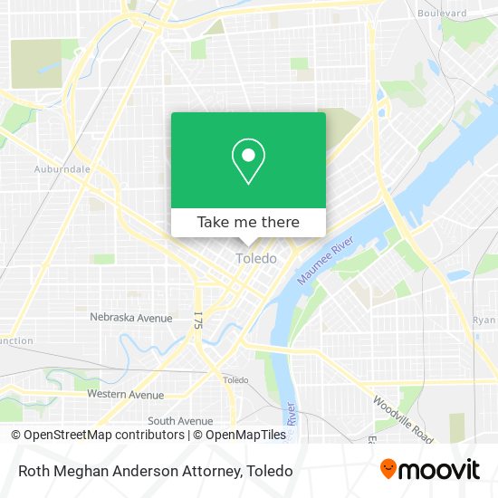 Roth Meghan Anderson Attorney map