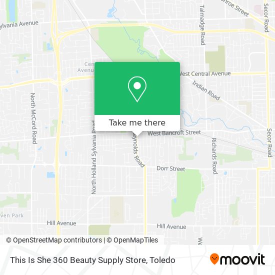 This Is She 360 Beauty Supply Store map