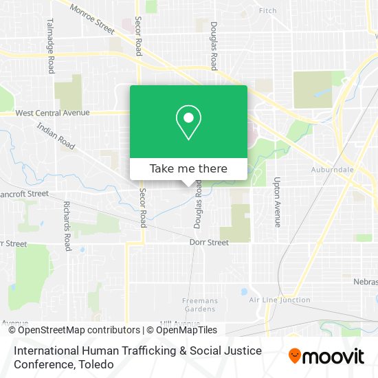 International Human Trafficking & Social Justice Conference map