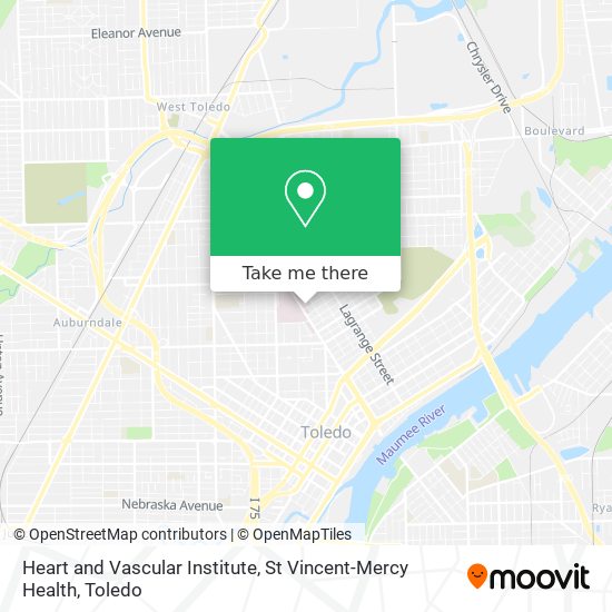 Heart and Vascular Institute, St Vincent-Mercy Health map