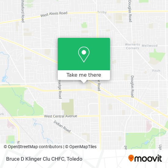 Mapa de Bruce D Klinger Clu CHFC