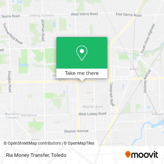 Mapa de Ria Money Transfer