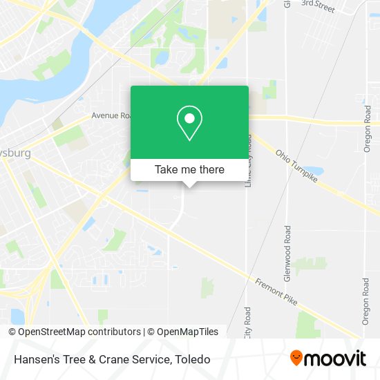 Mapa de Hansen's Tree & Crane Service