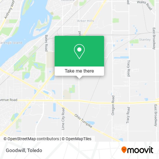 Goodwill map