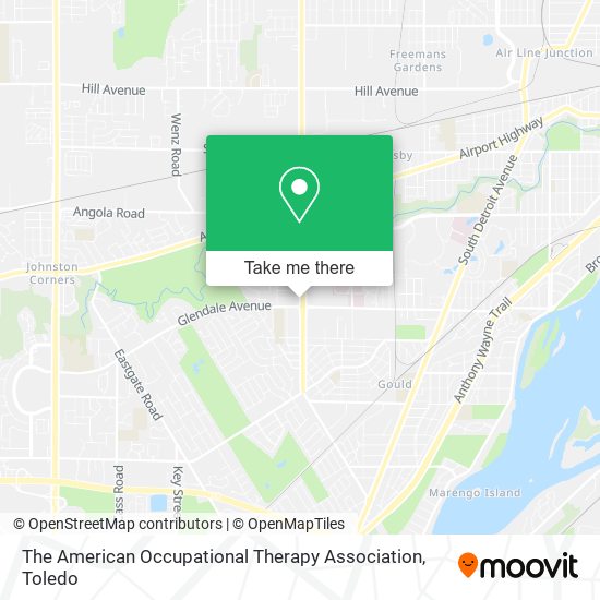 Mapa de The American Occupational Therapy Association
