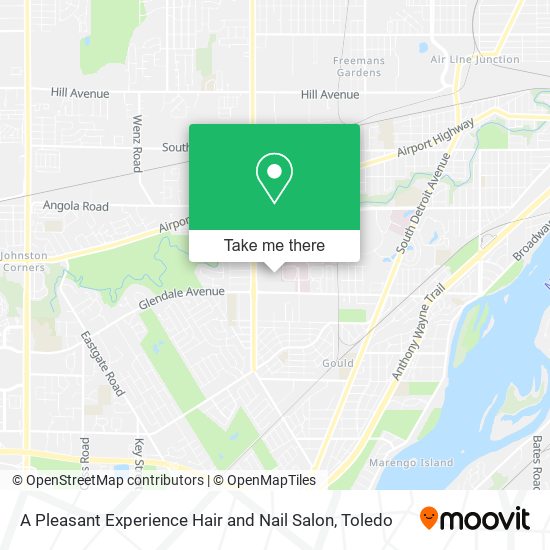 Mapa de A Pleasant Experience Hair and Nail Salon