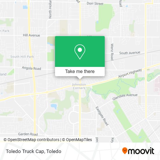 Toledo Truck Cap map