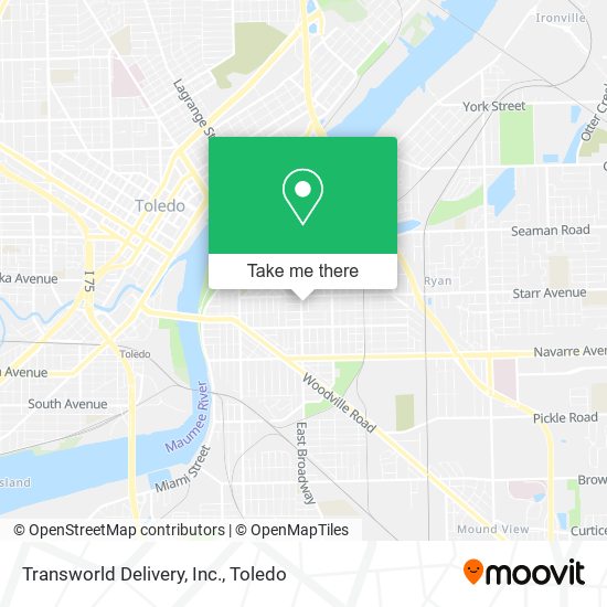 Transworld Delivery, Inc. map