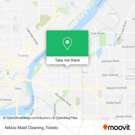 Nikkis Maid Cleaning map