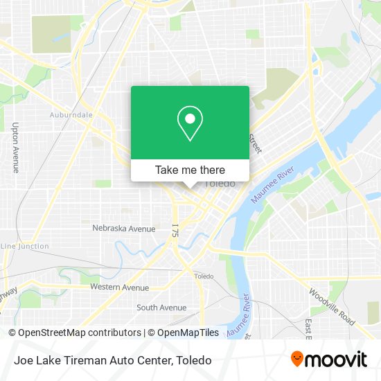 Joe Lake Tireman Auto Center map
