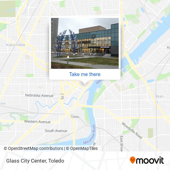 Glass City Center map