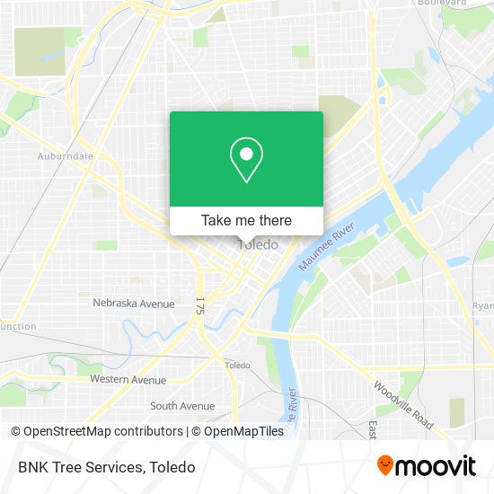 BNK Tree Services map