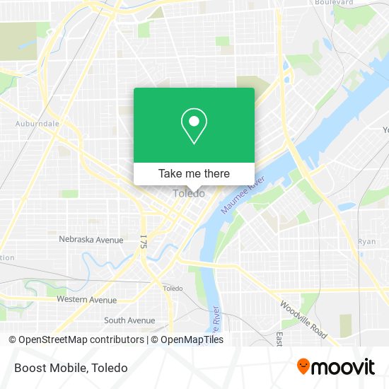 Mapa de Boost Mobile