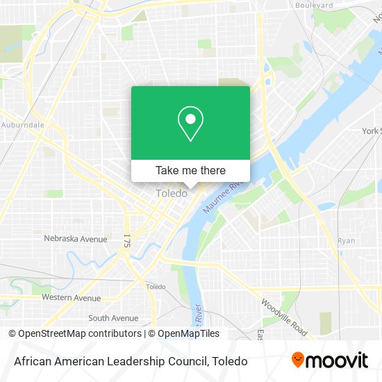 African American Leadership Council map