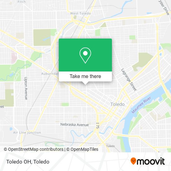 Mapa de Toledo OH