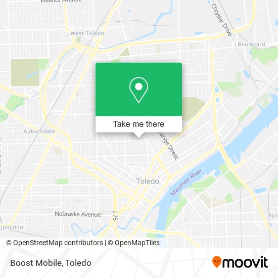 Mapa de Boost Mobile