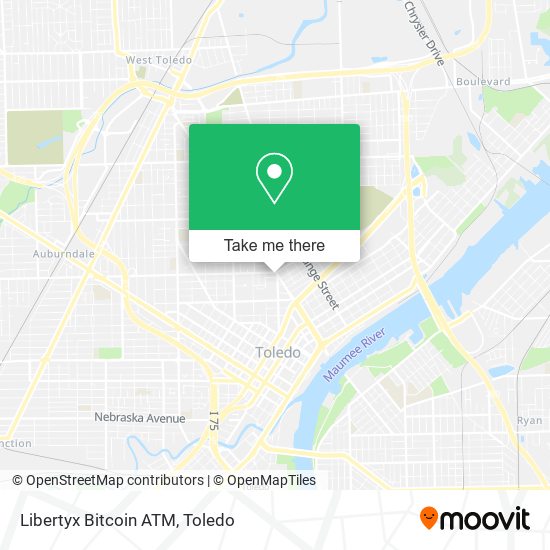 Mapa de Libertyx Bitcoin ATM