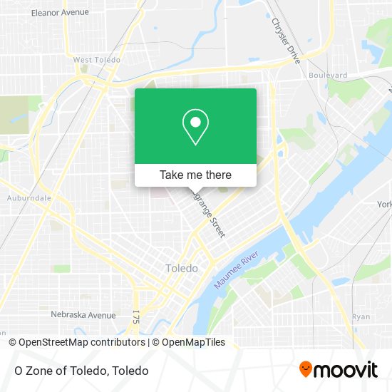 O Zone of Toledo map