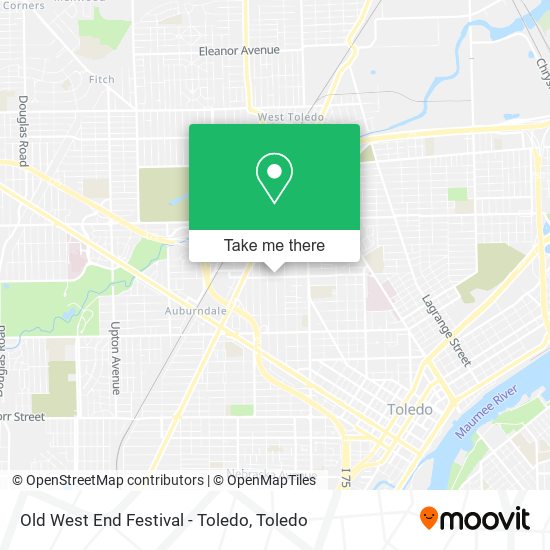 Mapa de Old West End Festival - Toledo