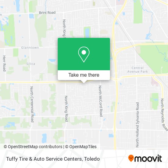 Tuffy Tire & Auto Service Centers map