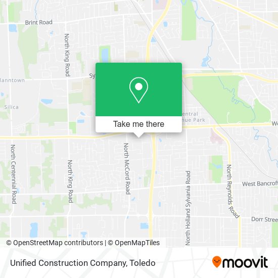 Unified Construction Company map