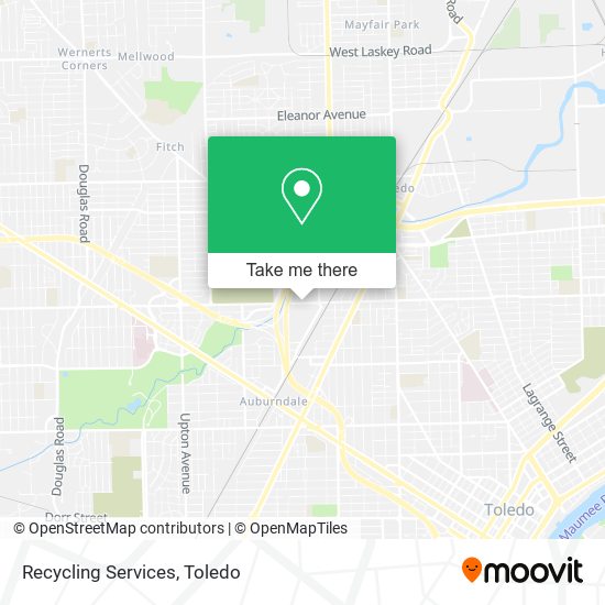 Mapa de Recycling Services