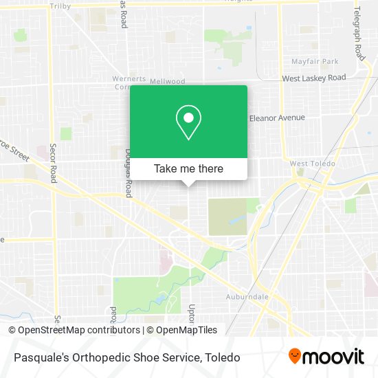 Pasquale's Orthopedic Shoe Service map