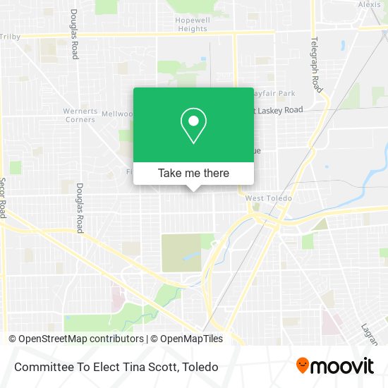 Mapa de Committee To Elect Tina Scott