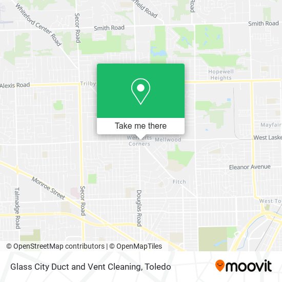 Mapa de Glass City Duct and Vent Cleaning