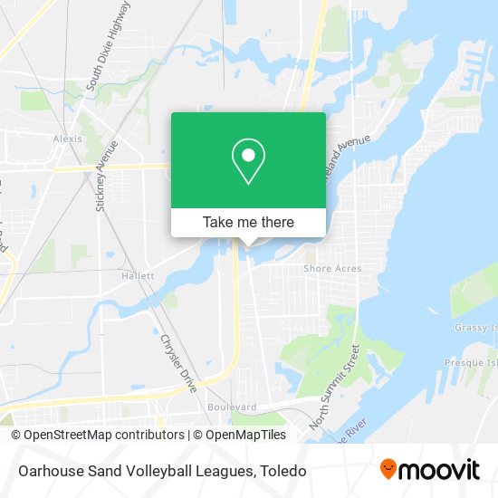 Oarhouse Sand Volleyball Leagues map