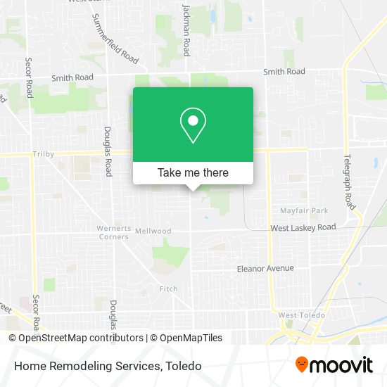 Home Remodeling Services map
