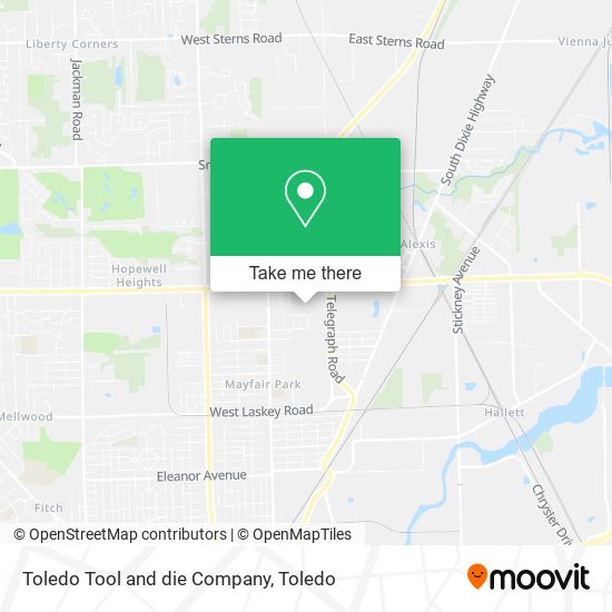 Toledo Tool and die Company map