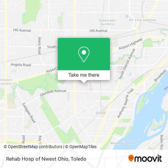 Mapa de Rehab Hosp of Nwest Ohio