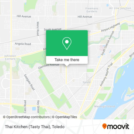 Mapa de Thai Kitchen (Tasty Thai)