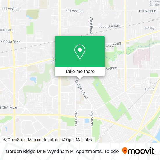 Mapa de Garden Ridge Dr & Wyndham Pl Apartments
