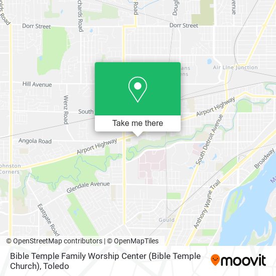 Mapa de Bible Temple Family Worship Center (Bible Temple Church)