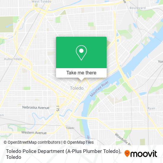 Mapa de Toledo Police Department (A-Plus Plumber Toledo)