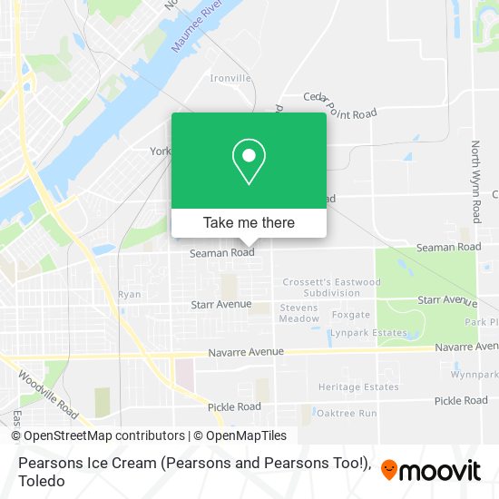 Mapa de Pearsons Ice Cream (Pearsons and Pearsons Too!)