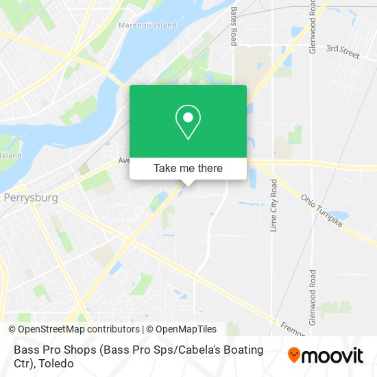 Bass Pro Shops (Bass Pro Sps / Cabela's Boating Ctr) map