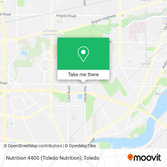 Nutrition 4400 (Toledo Nutrition) map