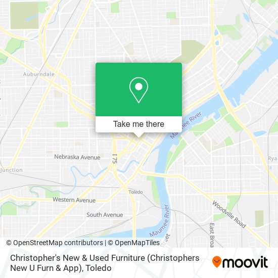 Mapa de Christopher's New & Used Furniture (Christophers New U Furn & App)