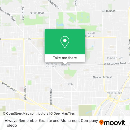 Mapa de Always Remember Granite and Monument Company