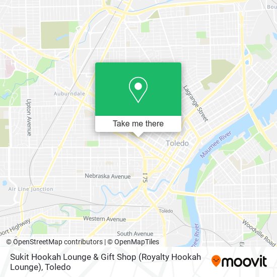 Mapa de Sukit Hookah Lounge & Gift Shop (Royalty Hookah Lounge)