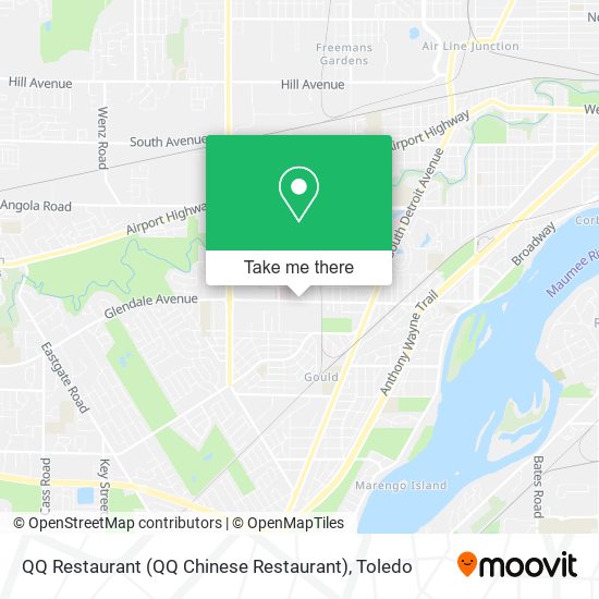 Mapa de QQ Restaurant (QQ Chinese Restaurant)