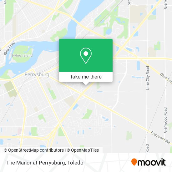 The Manor at Perrysburg map